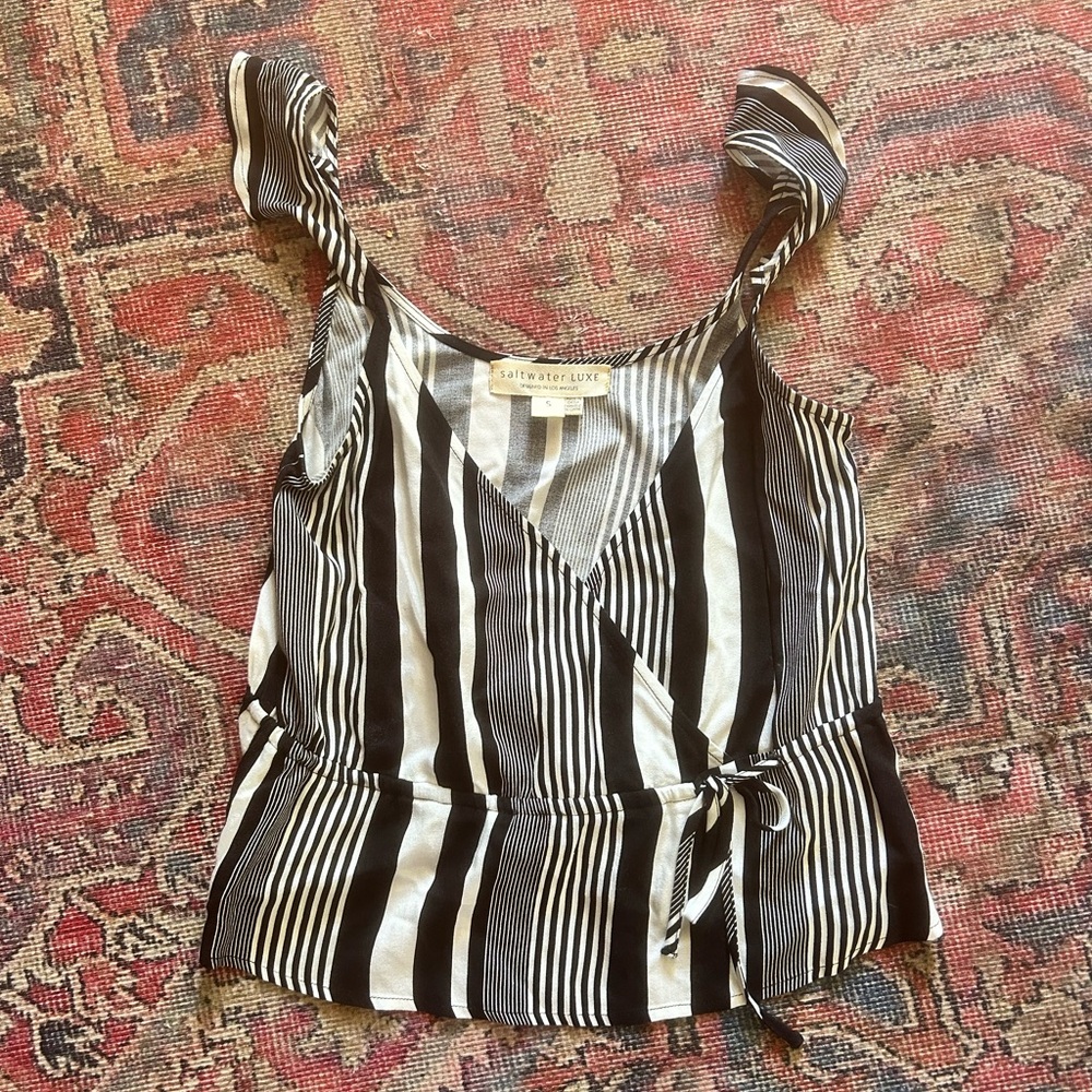Saltwater Luxe Flutter Wrap tank
